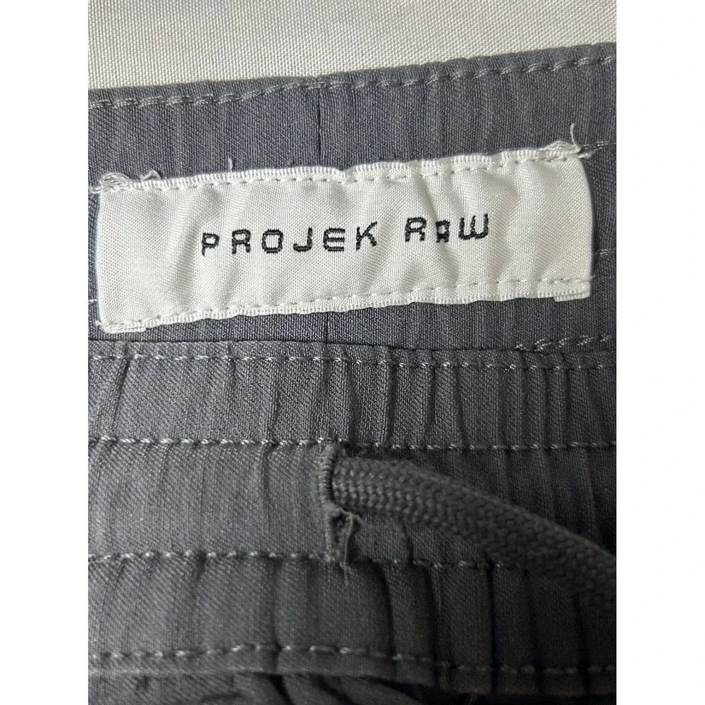 Projek Raw Mens Cargo Jogger Pants Charcoal Gray Classic Fit Coupe Classique Sm